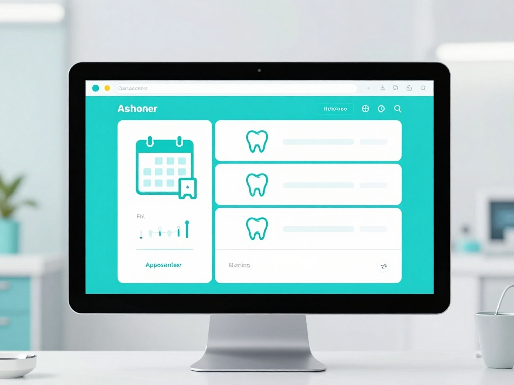 Modern Dental Clinic AI Automation Interface