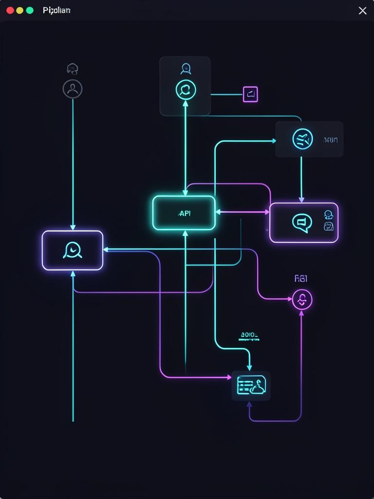 n8n AI Lead Generation Workflow Visualization