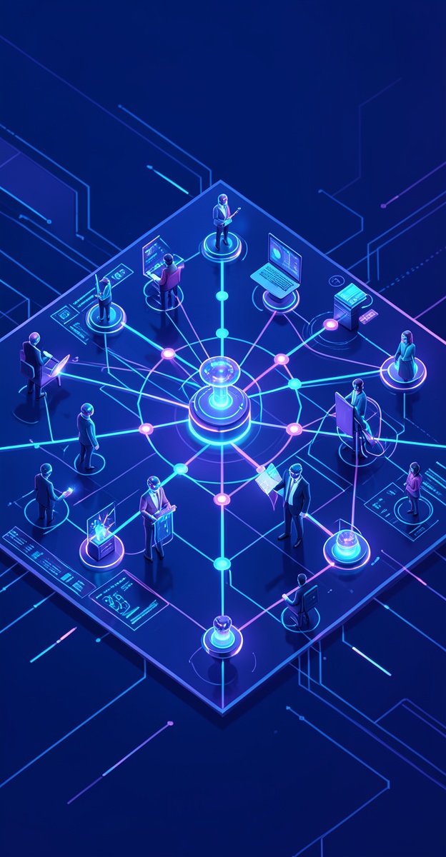 Autonomous AI agents working in orchestration demonstrating agentic AI workflows for business automation