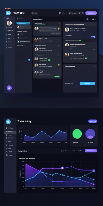Twenty CRM dashboard displaying WhatsApp conversation threads with lead scoring and sales pipeline visualization