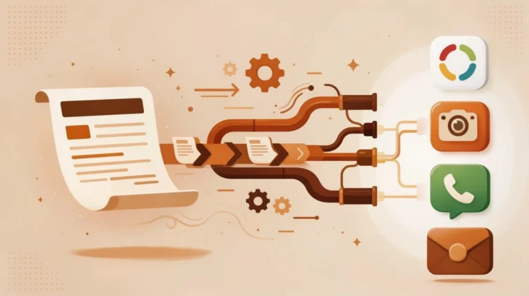 Stop Posting the Same Content: One Article = Full Week of Automated Social Media